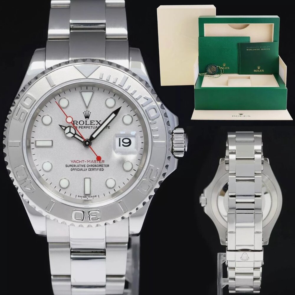 NEW CONDITION Men's Rolex Yacht Master 40mm Watch With Box, Tag